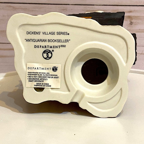 DEPARTMENT 56 - Antiquarian Bookseller - Heritage Village - Dickens Village - Picture 7 of 11